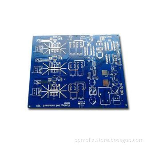 Blue FR4 Silver Circuits PCB General Custom Printed Circuit